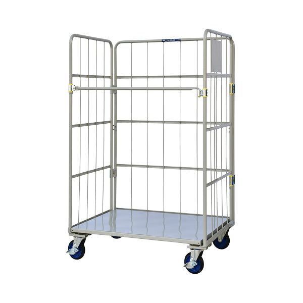 【送料込】カーゴプレスタ カゴ車 スチール製床 850x600x1700