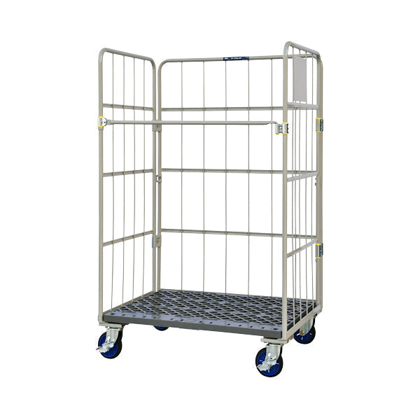 【送料込】カーゴプレスタ カゴ車 プラスチック製床 1150x800x2000