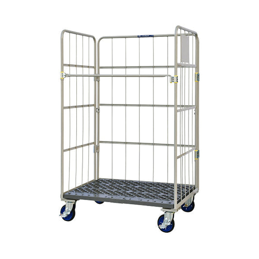 【送料込】カーゴプレスタ カゴ車 プラスチック製床 1100x800x2000